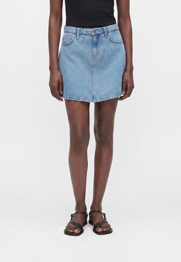 ONLY ONLEDEN A SKIRT - Denim skirt - light blue denim