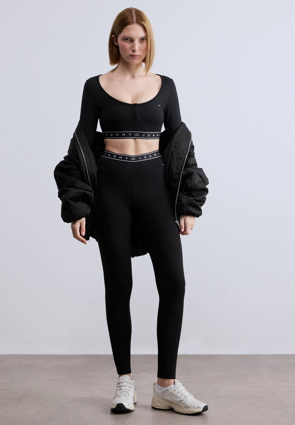 Tommy Jeans LOGO TAPE SLIM FULL LENGTH LEGGINGS