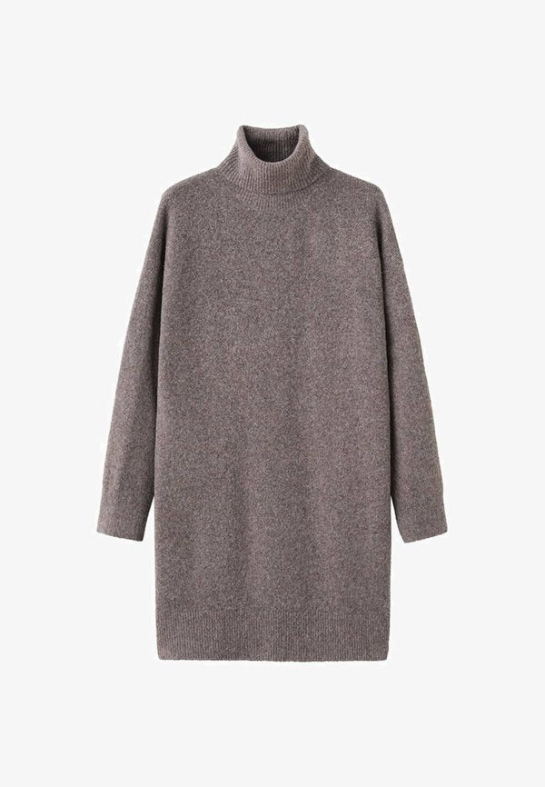 Mango ADULT - Jumper dress - light brown