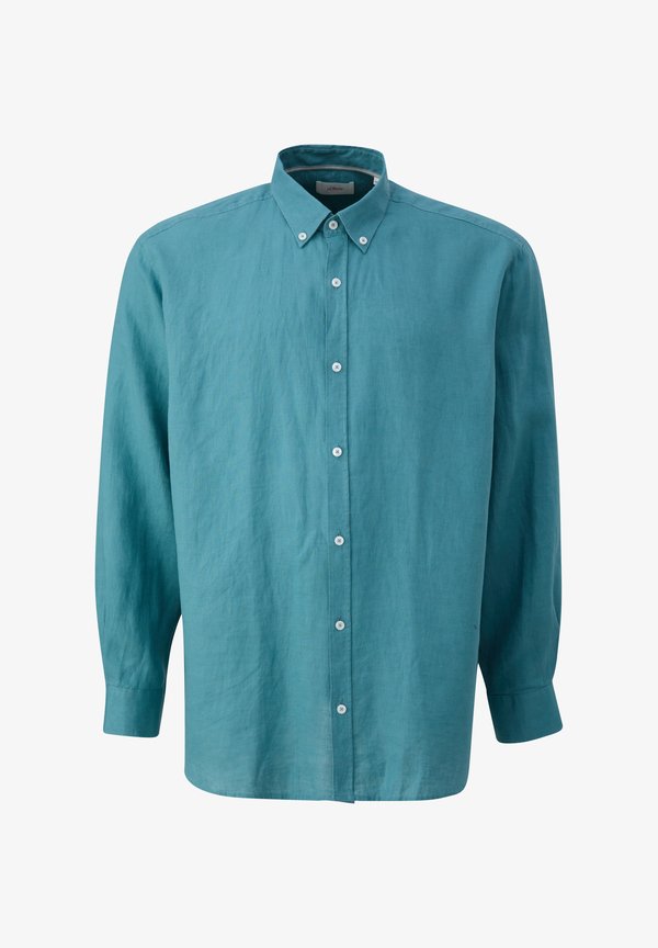 s.Oliver MIT BUTTON-DOWN-KRAGEN - Shirt - petrol