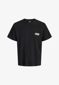 Jack & Jones T- - Print T-shirt - black