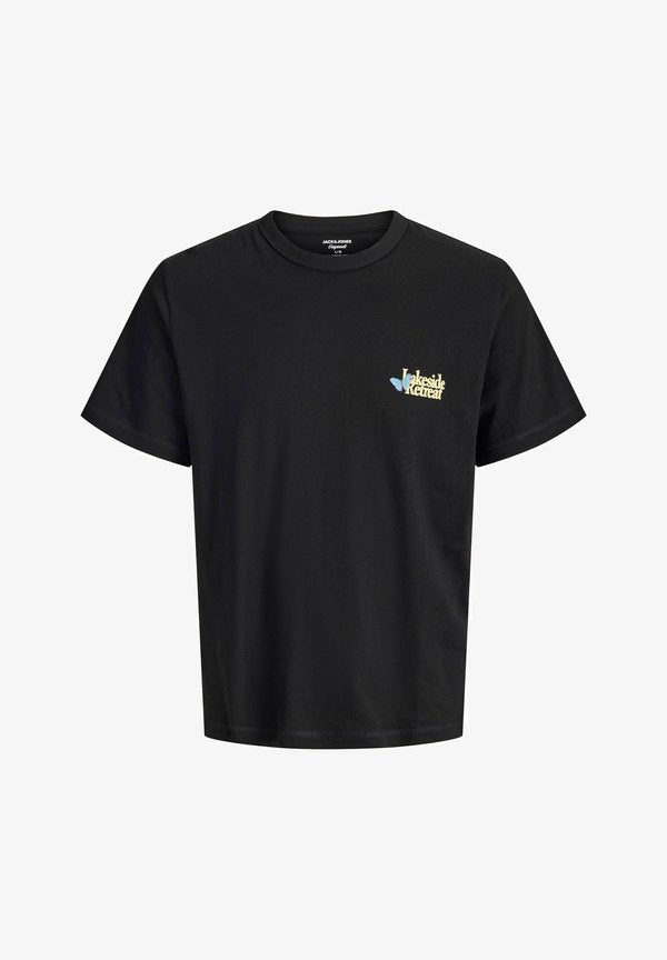 Jack & Jones T- - Print T-shirt - black