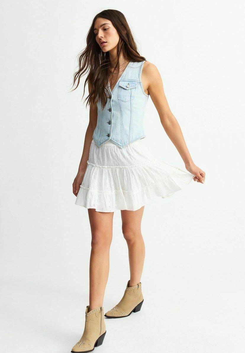 New Look BRODERIE ANGLAISE TIERED MINI