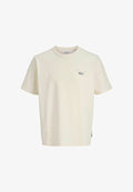 Jack & Jones Plus Size - Print T-shirt - antique white