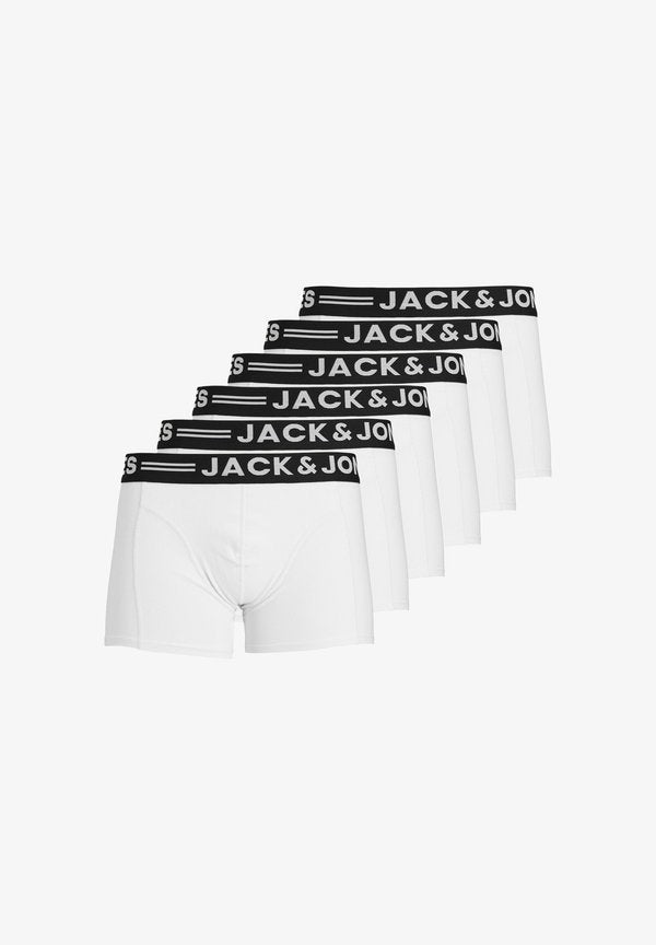 Jack & Jones RETRO 6ER PACK SENSE - Trunks - weiß