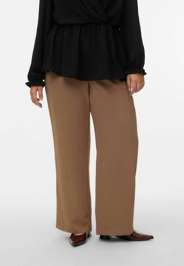 Vero Moda Curve VMCALVA High rise - Trousers - fossil
