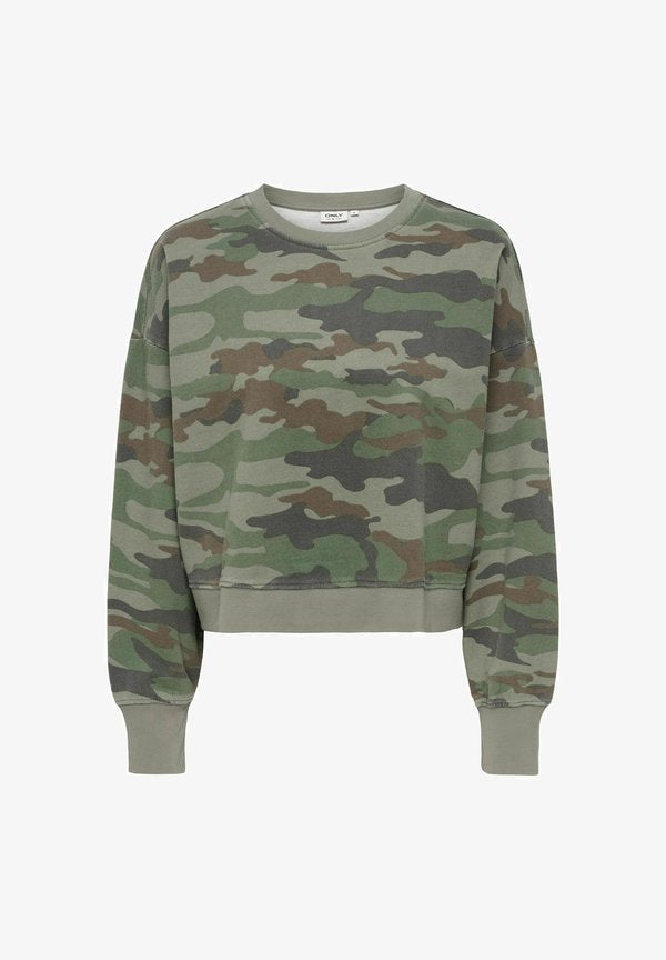 ONLY SWEATSHIRTS ONLEMELIE SWEATSHIRT - Sweatshirt - taupe gray