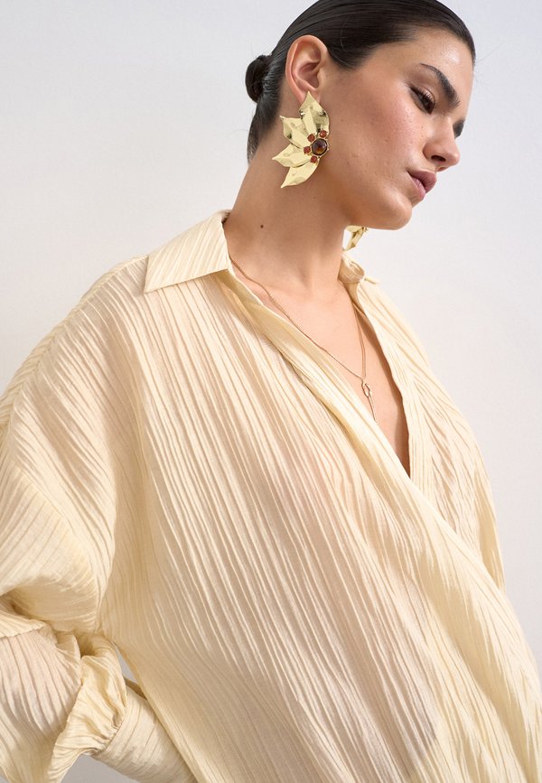 Topshop LAURA WRAP MINI SHIRT DRESS