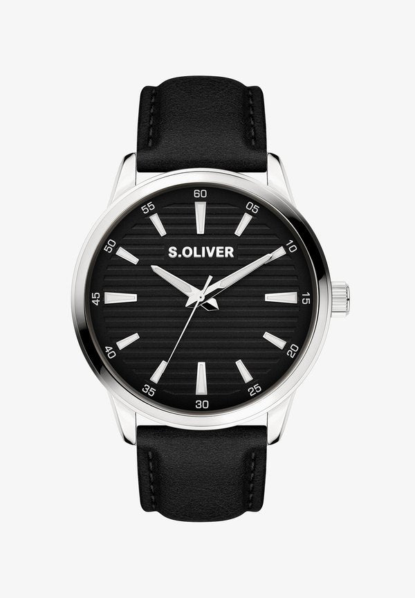 s.Oliver CORE ROUND - Watch - schwarz