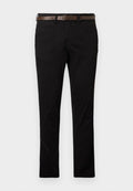 Jack & Jones JPSTMARCO ADAM BELTED - Chinos - black