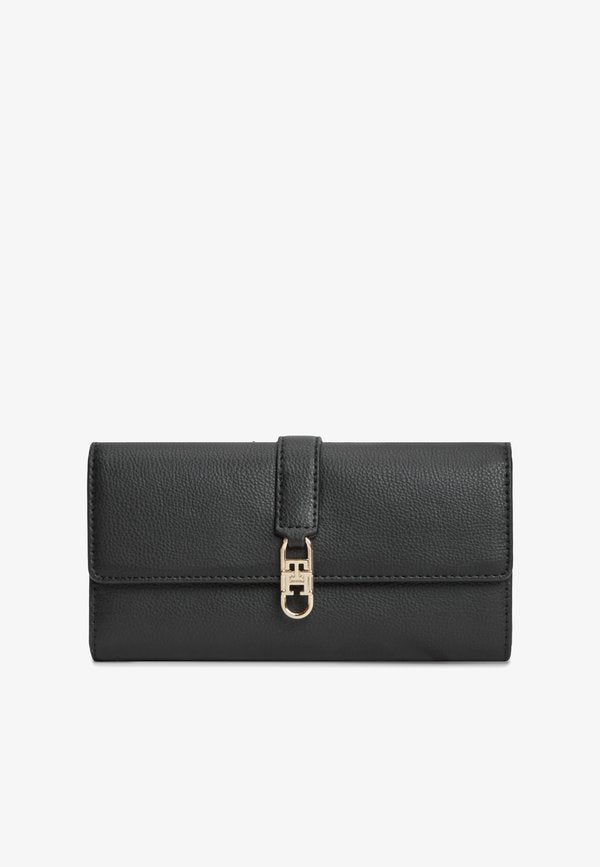 Tommy Hilfiger LIBRE LARGE FLAP - Wallet - black