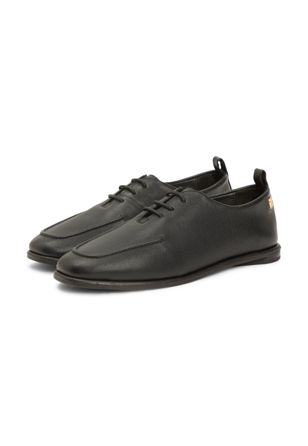 TH MONOGRAM LEATHER OXFORD SHOES Media 2