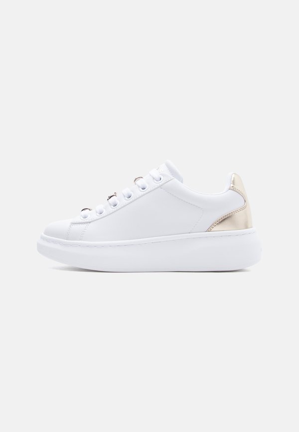 Guess FIONIA - Trainers - white/platino-coloured