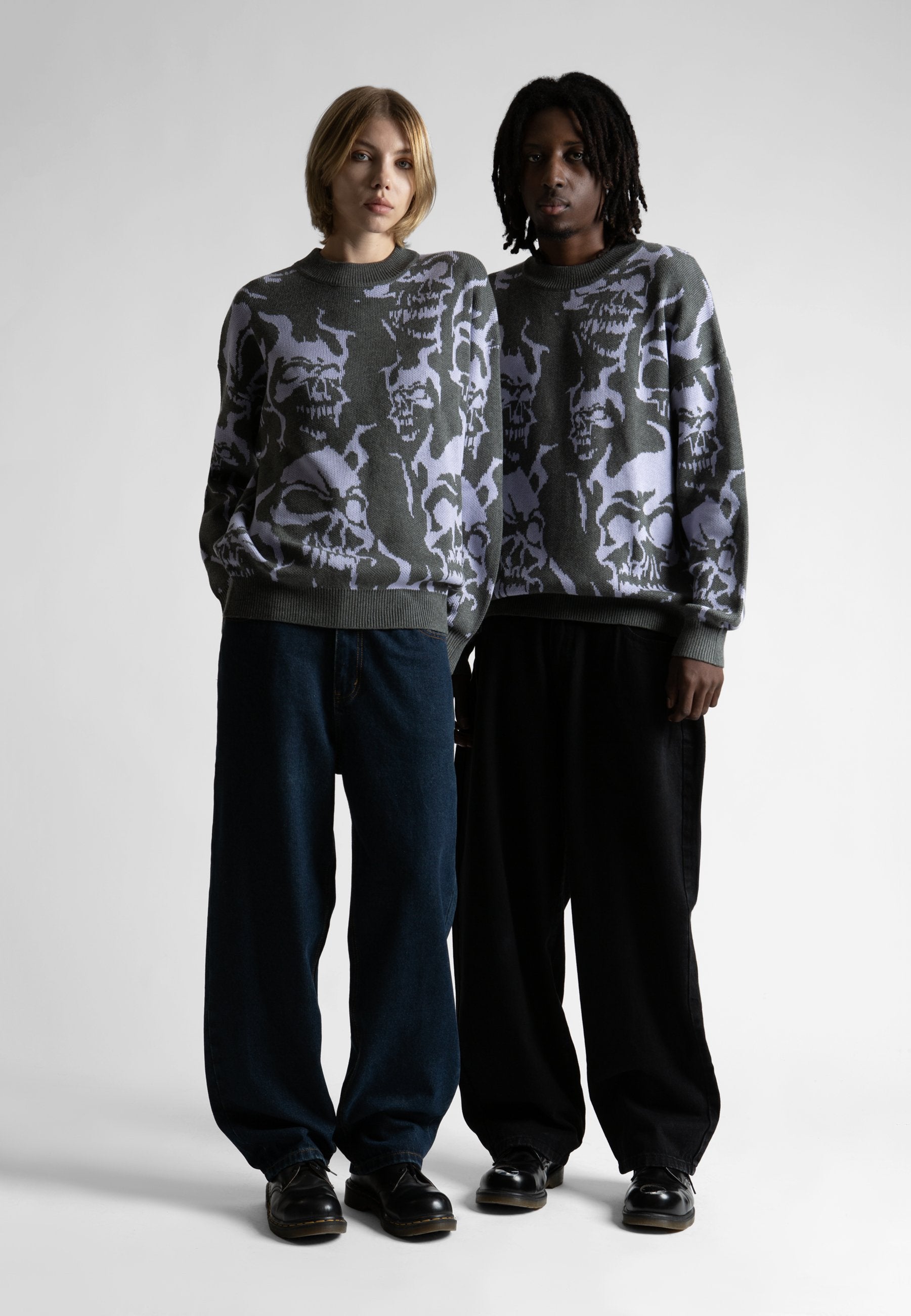 Wasted Paris SKULL SWEATER UNISEX