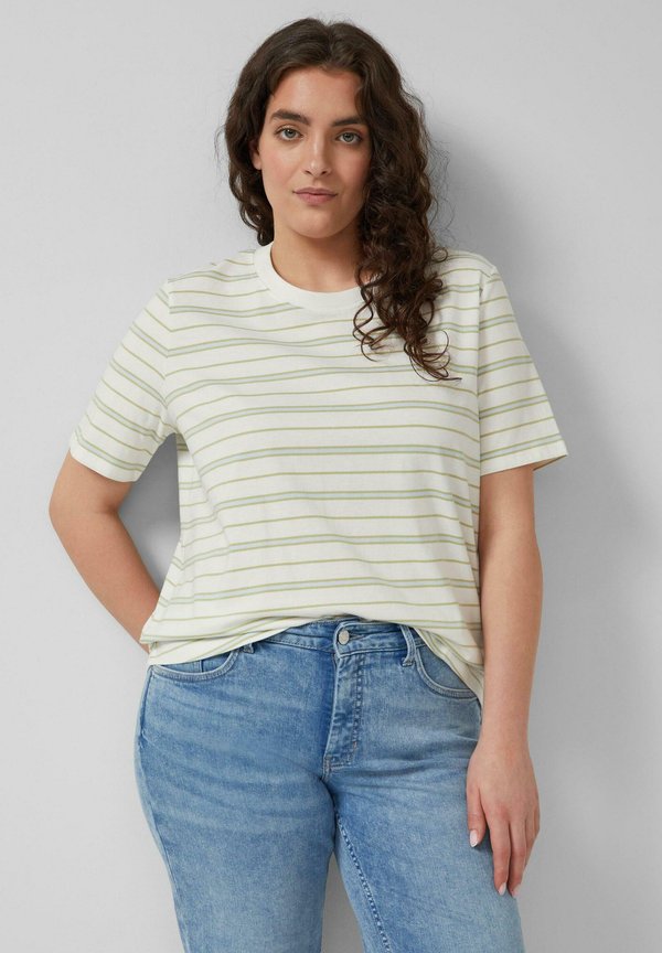 s.Oliver T-SHIRT - Print T-shirt - creme