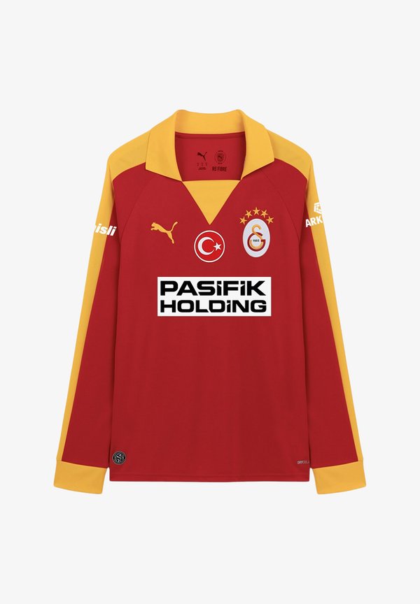 Puma GALATASARAY ISTANBUL T7 LANGARM REPLICAS - NATIONAL - Long sleeved top - rotgelb