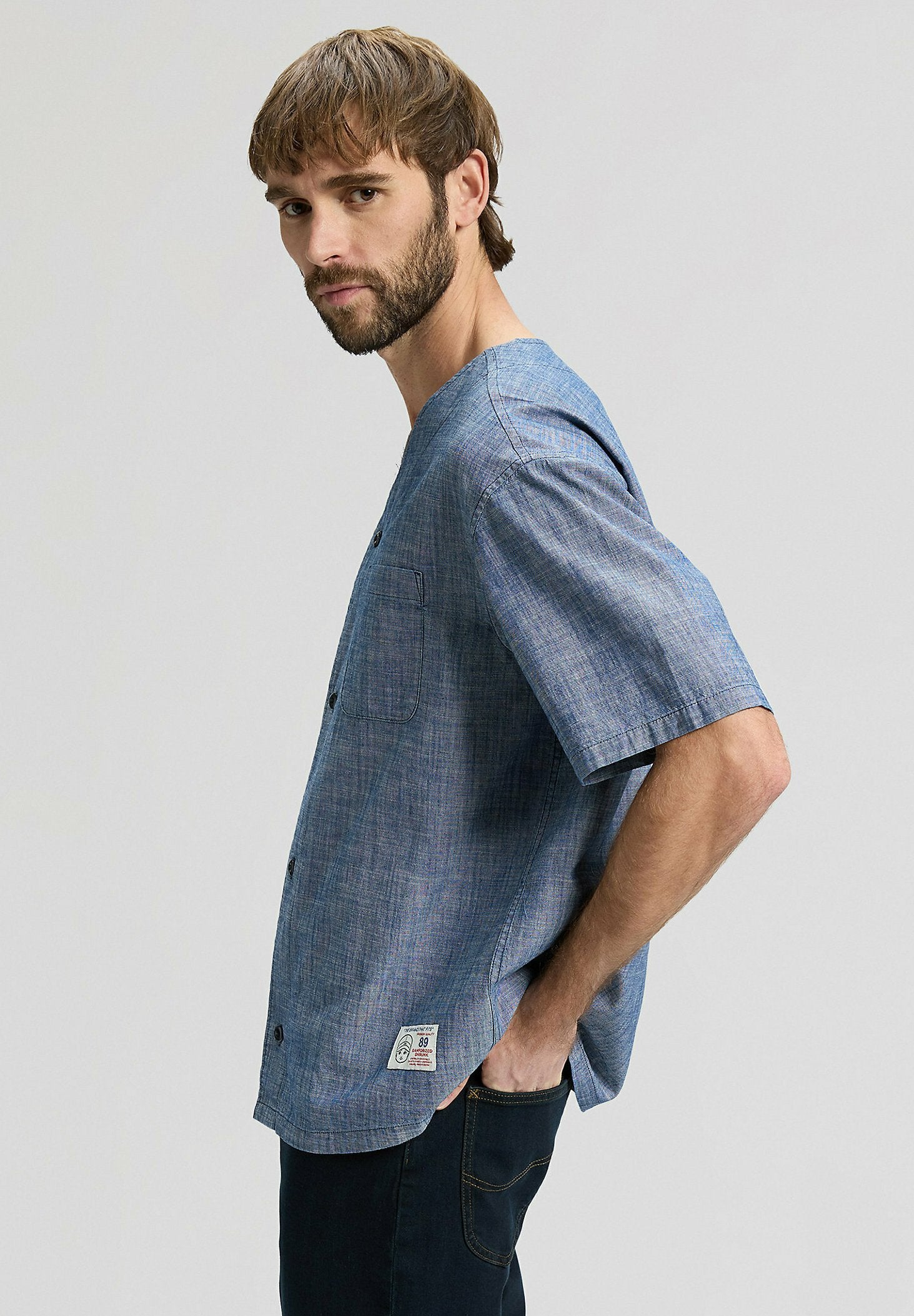 Lee SHORT SLEEVE BASEBALL TEE WITH PKT - RELAXED FIT