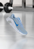 Nike Performance FLEX TRAIN - Training shoe - hydrogen blue/light photo blue/pure platinum-coloured/white
