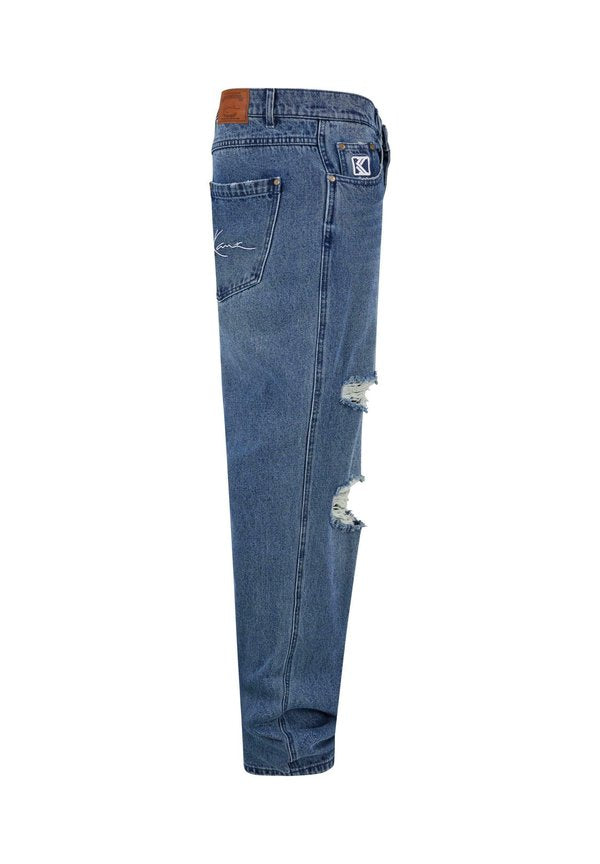 Karl Kani SMALL SIGNATURE BAGGY FIVE POCKET HEAVY DISTRESSED