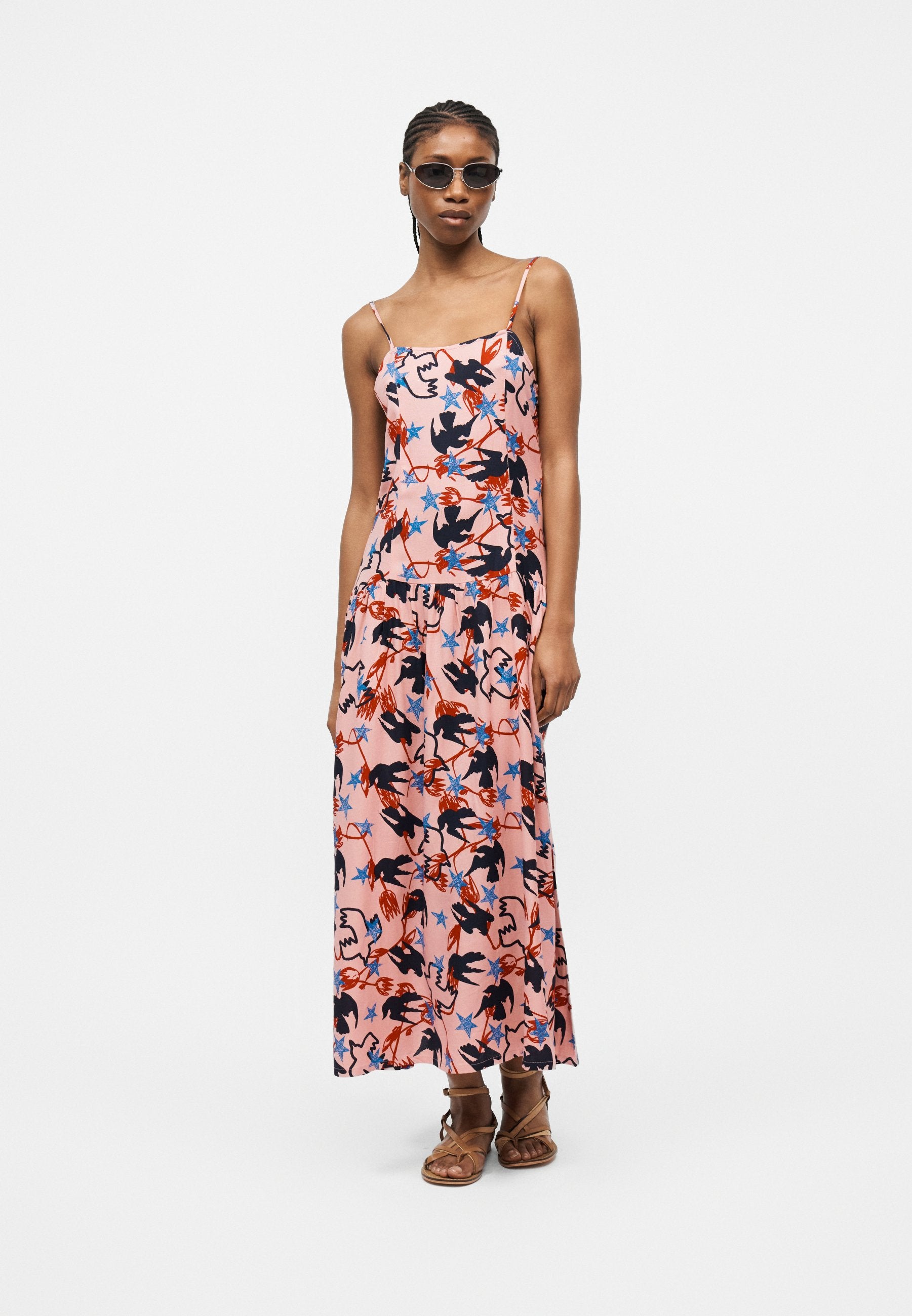 RVCA LOVE BIRDS DRESS
