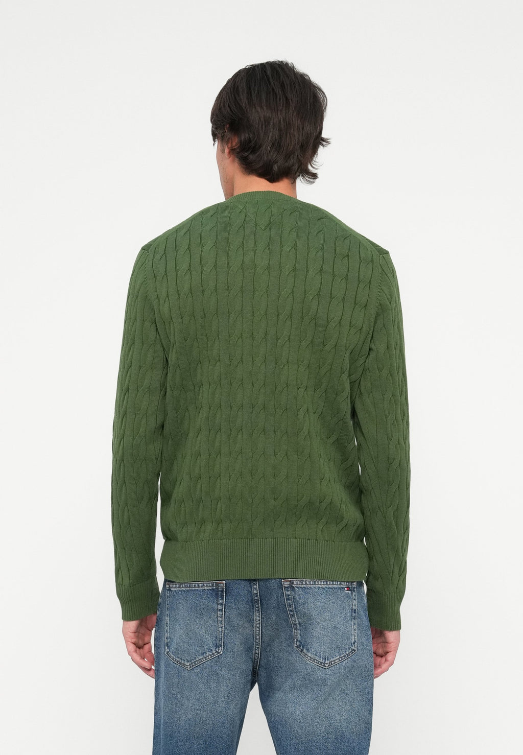 CLASSIC CABLE CREW NECK  ELEVATED ESSENTIALS Media 4