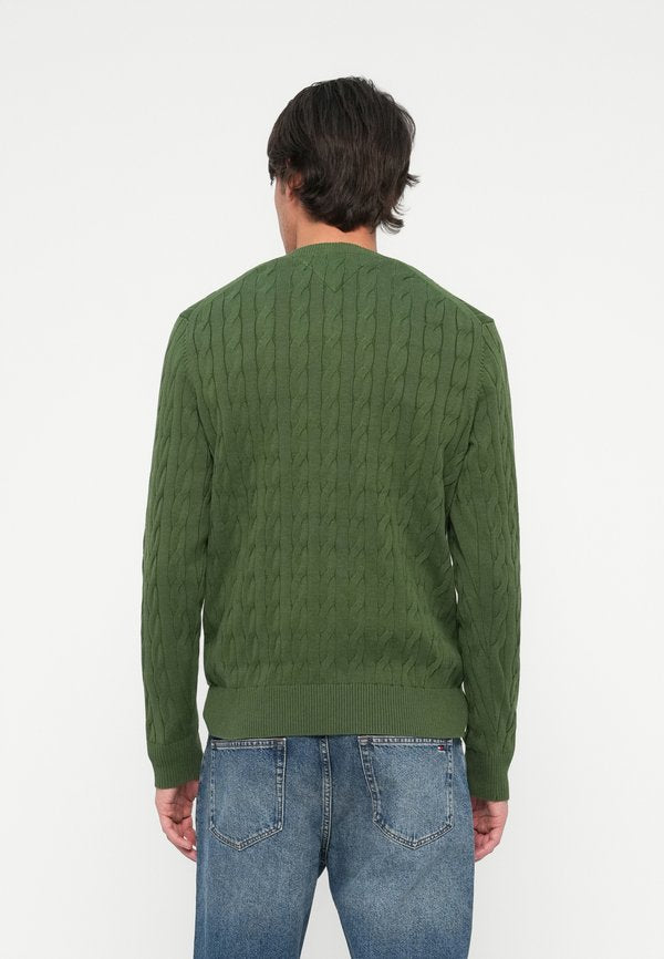 Tommy Hilfiger CLASSIC CABLE CREW NECK  ELEVATED ESSENTIALS
