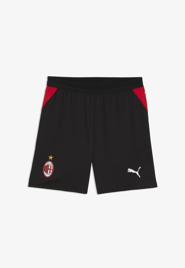 Puma AC MILAN SHORTS REPLICA - Club wear - black-for all time red