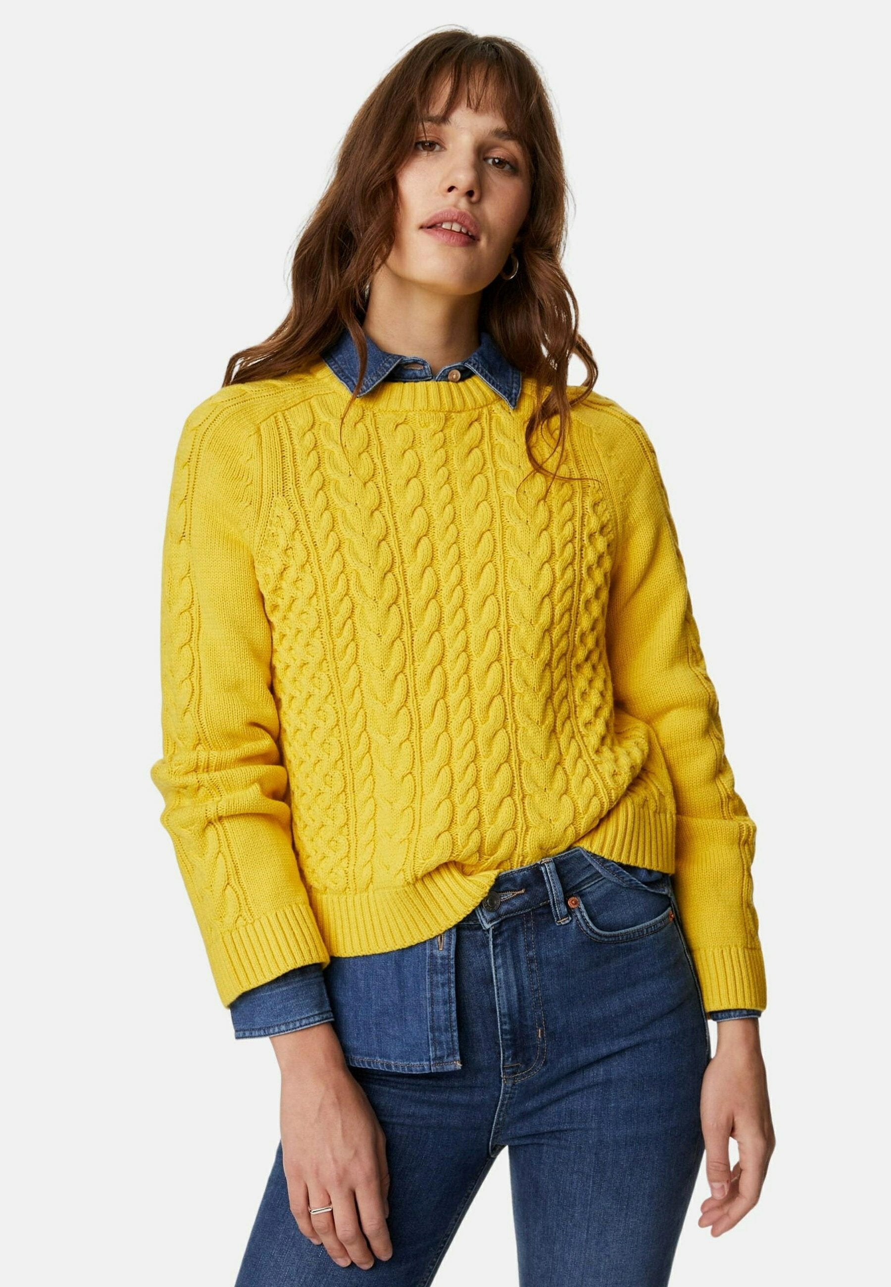 Marks & Spencer COTTON RICH CABLE KNIT