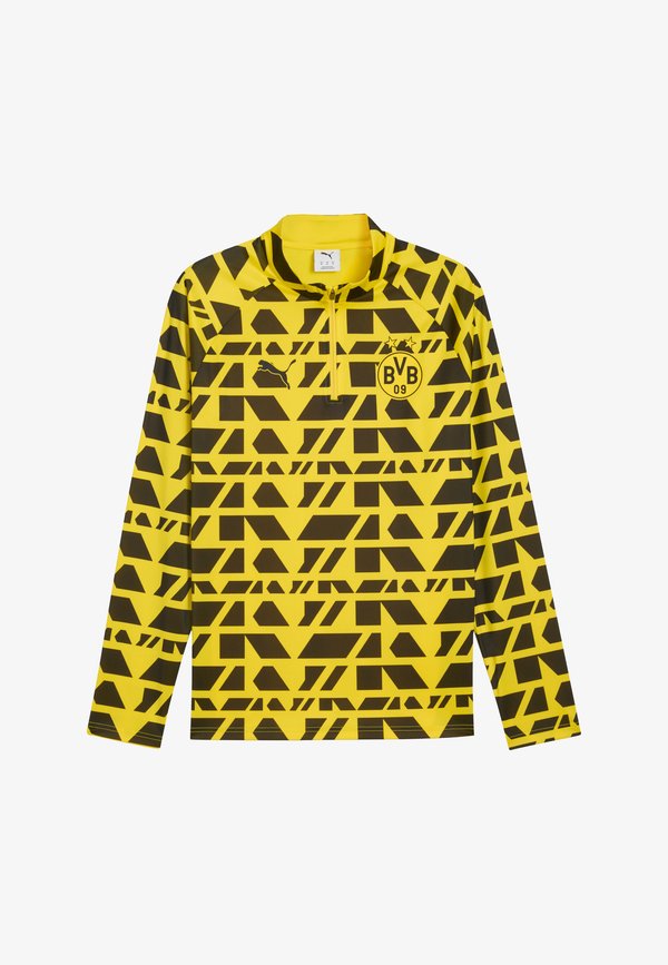 Puma BORUSSIA DORTMUND  MIT VIERTELLANGEM REISSVERSCHLUSS
 - Football jersey - yellow- black