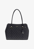 Guess LEONA LOGO SHOPPER - Handbag - grau