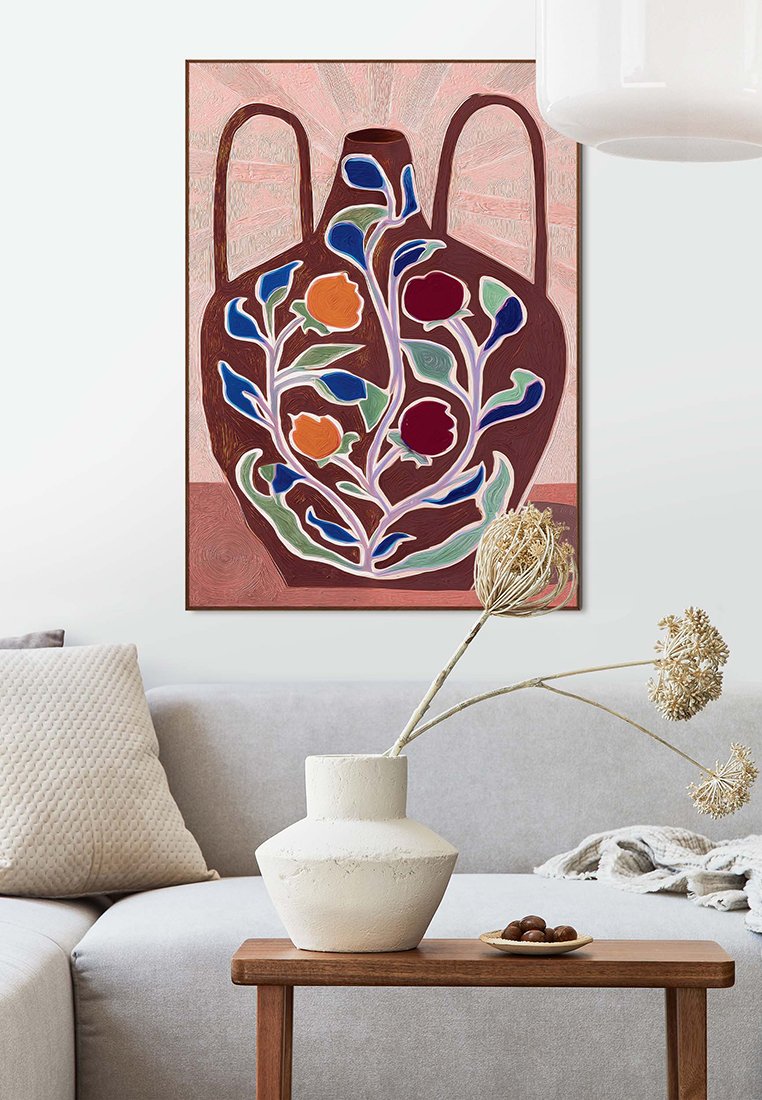 Orange Wallz CONTRAST VASE