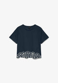 Vero Moda VMNOAH - Print T-shirt - navy blazer