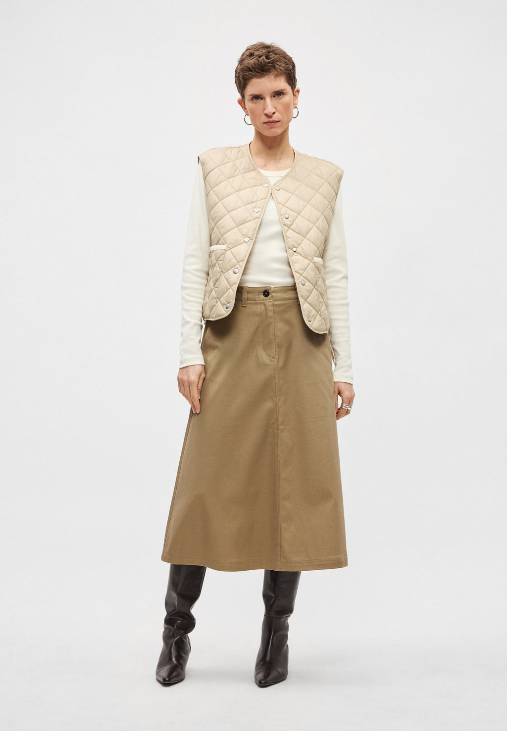 Marc O'Polo VEST QUILTED PATCHED POCKETS