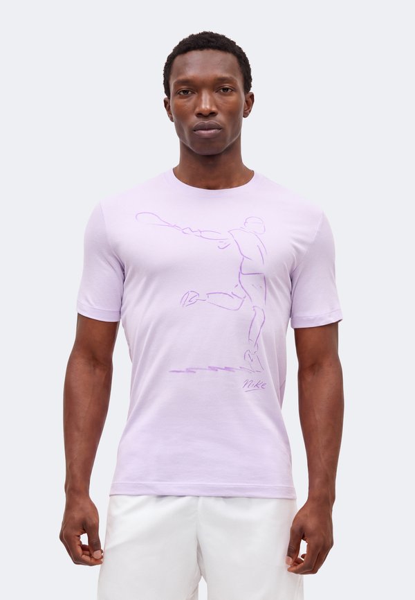 Nike Performance NIKECOURT TEE FRENCH OPEN - Sports T-shirt - violet mist
