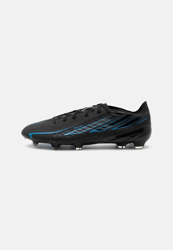 adidas Performance F50 HYPERFAST PRO FIRM GROUND UNISEX - Firm-ground football boots - core black/lucid ray blue