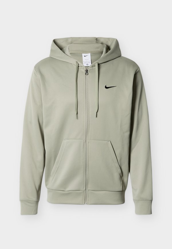 Nike Performance M NK DF UV FLEX FLC FZ HD - Zip-up sweatshirt - light army/black