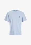 Jack & Jones Backprintet - Print T-shirt - chambray blue