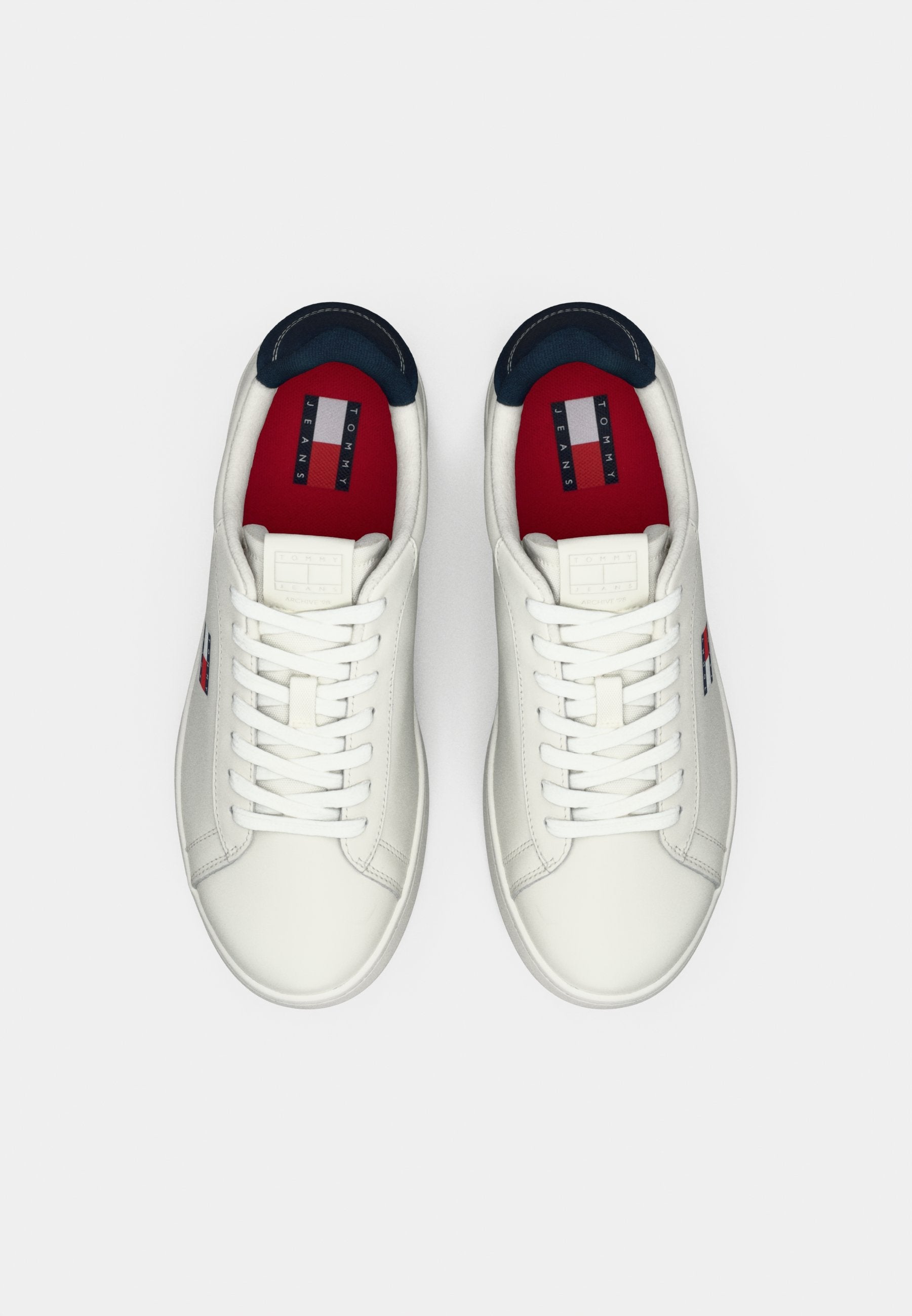 Tommy Jeans ARCHIVE COURT LEATHER TRAINERS