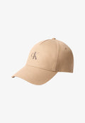 Calvin Klein MONOLOGO BASEBALL - Cap - desert taupe