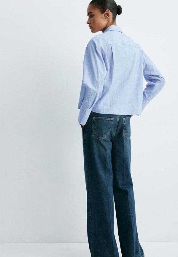 Mango ADULT - Button-down blouse - light blue