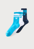 New Balance RUN REPREVE SEASONAL UNISEX 3 PACK - Socks - blue/white/dark blue