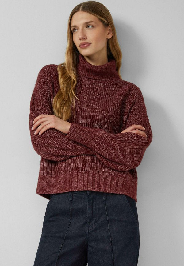 s.Oliver PULLOVER - Jumper - bordeaux