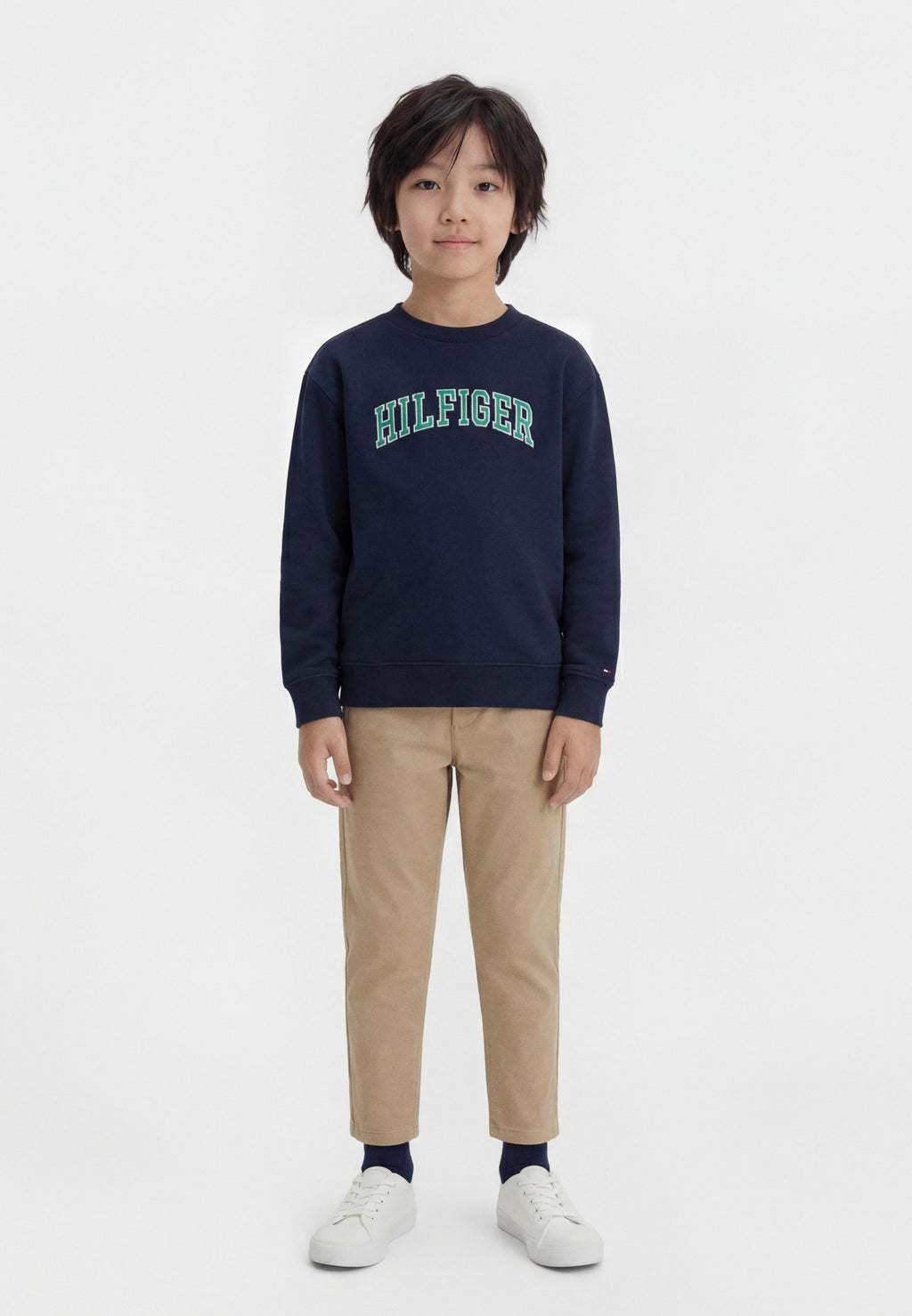 LOGO TERRY CREW NECK SWEATSHIRT Media 2