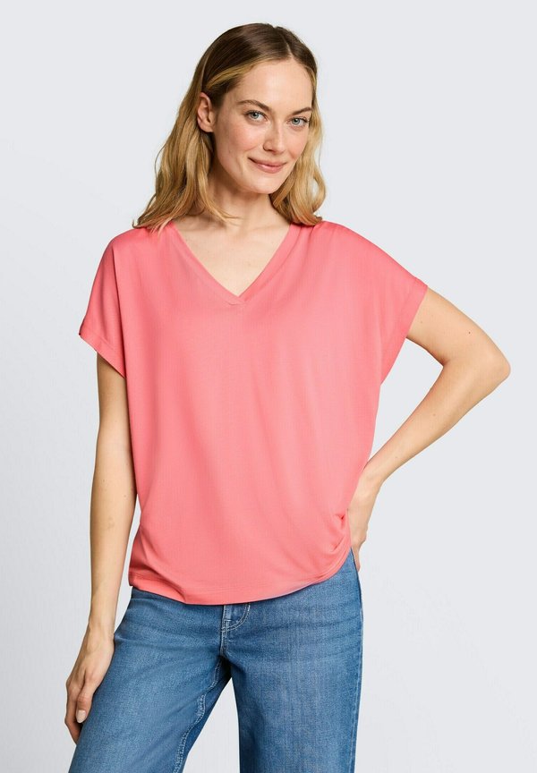 TOM TAILOR TOM TAILOR T-SHIRT T-SHIRT MIT V-AUSSCHNITT - Basic T-shirt - soft fuchsia pink