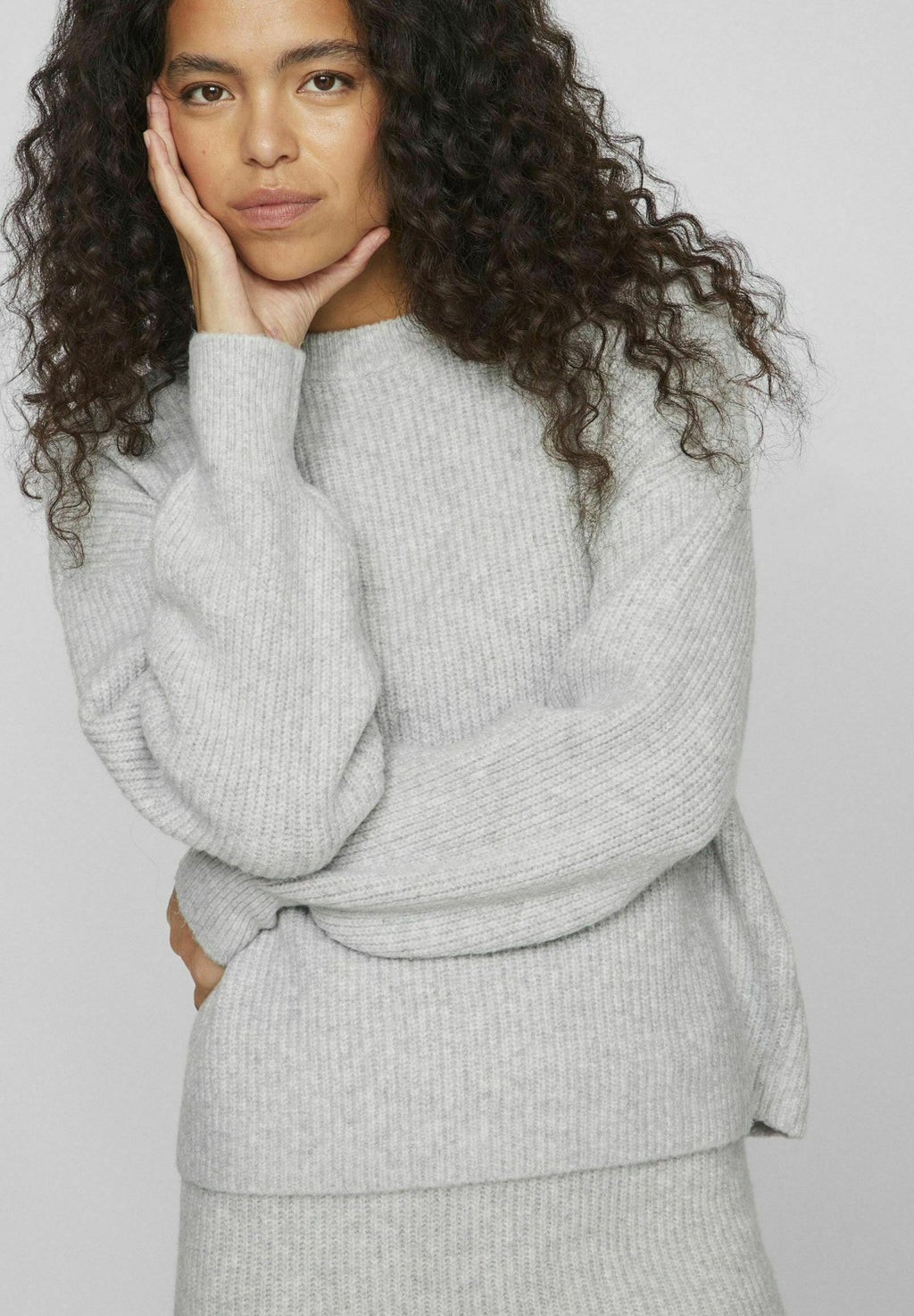 VILA Knitted round neck