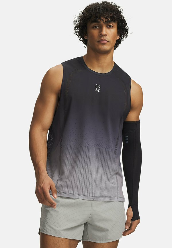 Under Armour HALO RUN - Long sleeved top - anthracite