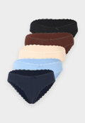 Anna Field 5 PACK COTTON POINTELLE BRIEF WITH LACE TRIM