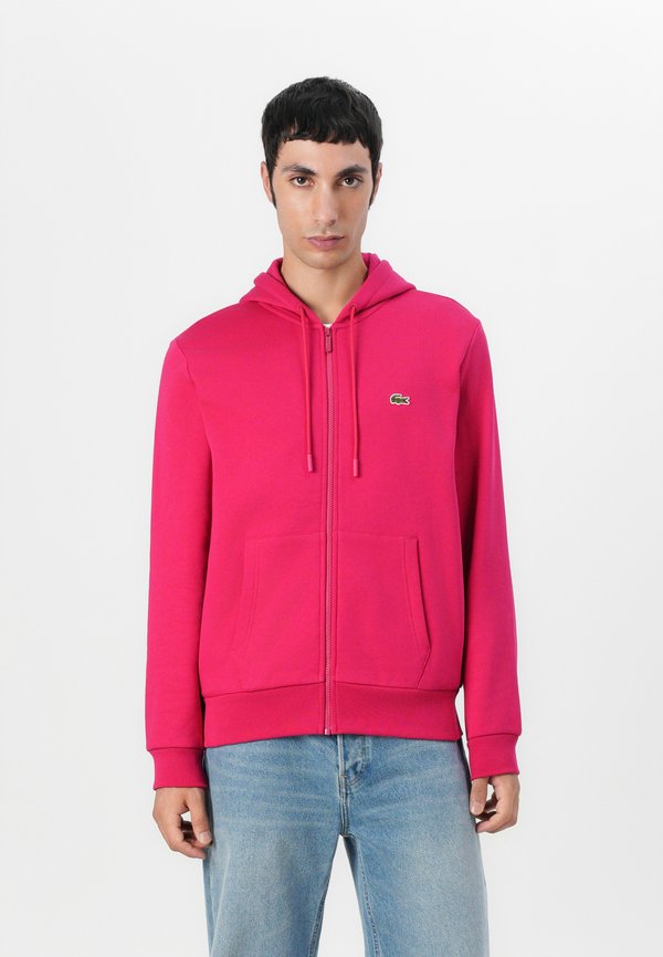 Lacoste UNISEX - Zip-up sweatshirt - bigarreau cherry