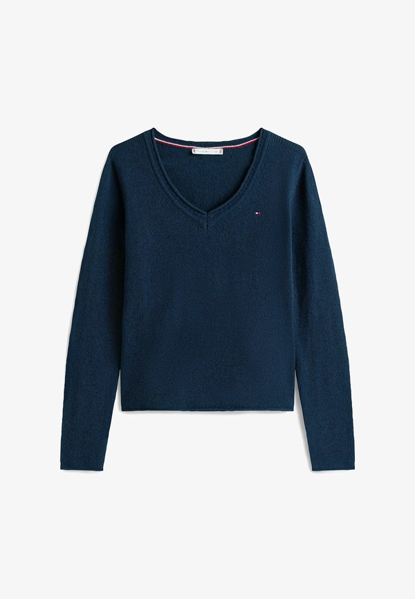 Tommy Hilfiger V-NECK SOFT - Jumper - dark night navy