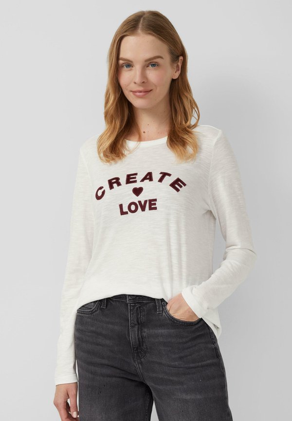 s.Oliver Long sleeved top - creme